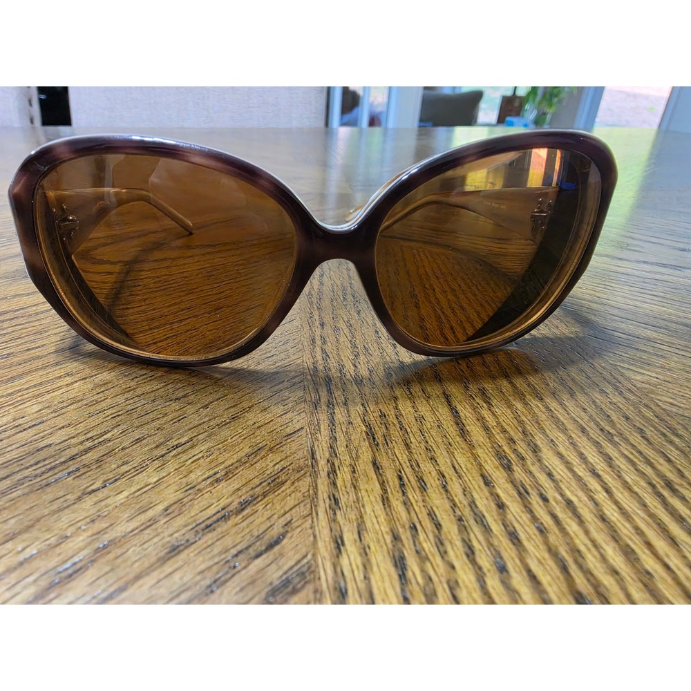 Chelsea Morgan Suns CMS 1009 YG Brown Tortoise Oversized Sunglasses